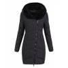 dámska zimná bunda s kapucňou čierna-prešívaná, elegantná bunda na zimu
