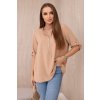 Dámska blúzka Tereza karamelová (Veľkosť Univerzálna)