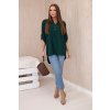 Dámska blúzka Tereza tmavá zelená (Veľkosť Univerzálna)