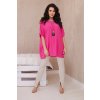 Dámska blúzka s príveskom Vera ružová (Veľkosť Univerzálna)