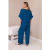 Dámsky letný komplet Omega petrolejová (Veľkosť Univerzálna)