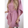 Elegantné šaty Floria ružovofialová (Veľkosť Univerzálna)