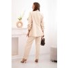 Dámsky nohavicový komplet Tutora svetlo béžová (Veľkosť Univerzálna)