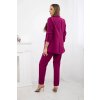Dámsky nohavicový komplet Tutora slivková (Veľkosť Univerzálna)