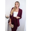 Dámsky nohavicový komplet Tutora bordová (Veľkosť Univerzálna)