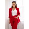 Dámsky nohavicový komplet Tutora červená (Veľkosť Univerzálna)