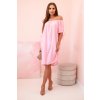 Dámske letné šaty Lodeta cukríková ružová (Veľkosť Univerzálna)