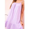 Dámske letné šaty na ramienka Pozana svetlofialová (Veľkosť Univerzálna)