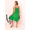 Dámske letné šaty na ramienka Pozana zelená (Veľkosť Univerzálna)