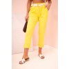 Dámske cigaretové nohavice Regaca tmavá žltá - elegantné a pohodlné nohavice na každý deň