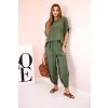 Dámsky letný nohavicový komplet Tewes kaki (Veľkosť Univerzálna)