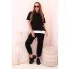 Dámska tepláková súprava Míra čierna- moderná a elagantna súprava na bežný deň