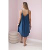 Dámske letné šaty na ramienka Pivon petrolejová (Veľkosť Univerzálna)