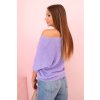 pol pl Sweter damski z miekkiego wlosia z dekoltem V krotki rekaw jasno fioletowy 34446 2 11zon