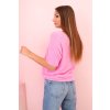 pol pl Sweter damski z miekkiego wlosia z dekoltem V krotki rekaw jasno rozowy 34448 3 11zon