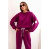 dámska tepláková súprava Lover fialová-štýlová a moderná tepláková súprava na každý deň