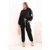 pol pl Komplet damski maselkowy z luzna bluza i spodniami z napisem LOVE czarny 34425 2 11zon (1)