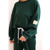 pol pl Komplet damski maselkowy z luzna bluza i spodniami z napisem LOVE ciemny zielony 34428 3 11zon