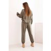 pol pl Komplet damski maselkowy z luzna bluza i spodniami z napisem LOVE khaki 34430 3 11zon