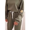 pol pl Komplet damski maselkowy z luzna bluza i spodniami z napisem LOVE khaki 34430 4 11zon