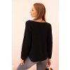 pol pl Sweter damska z wiskoza z dekoltem w serek czarny 34281 2 11zon