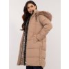 Dámska zimná bunda SK-KR-HH-2406.98 béžová (Farba béžová, Veľkosť 2XL)
