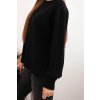 pol pl Sweter damski wiskozowy z dlugim rekawem i rozcieciem po bokach czarny 35180 4 11zon