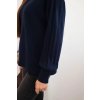 pol pl Sweter damski wiskozowy z dlugim rekawem i rozcieciem po bokach granatowy 35184 3 11zon