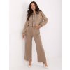 Dámska tepláková súprava Fujii béžová (Farba tmavá béžová, Veľkosť univerzálna)