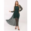 dámske elegantné šaty Rowen zelené- áčkové spoločenské šaty