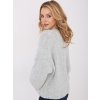 Dámsky sveter Boucle šedý (Farba šedá, Veľkosť univerzálna)