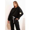 Dámska tepláková súprava Lover čierna -elegantná a moderná tepláková súprava