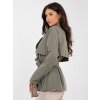 Dámsky prechodný kabát Maxa kaki (Farba kaki, Veľkosť univerzálna)