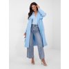 Dámsky prechodný kabát Kony modrý (Farba bledá modrá, Veľkosť univerzálna)