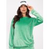 Dámska velúrová tepláková súprava Donia zelená (Farba bledá zelená, Veľkosť L/XL)