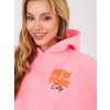 Dámska mikina Fluo ružová (Farba neónová ružová, Veľkosť univerzálna)