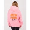 Dámska mikina Fluo ružová (Farba neónová ružová, Veľkosť univerzálna)