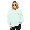 Dámska mikina Fluo tyrkysová (Farba bledá tyrkysová, Veľkosť univerzálna)