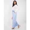 Dámske elegantné nohavice Elison modré (Farba bledá modrá, Veľkosť univerzálna)