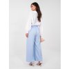 Dámske elegantné nohavice Elison modré (Farba bledá modrá, Veľkosť univerzálna)