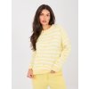 Dámsky sveter Lucil žltý (Farba bledá žltá, Veľkosť univerzálna)
