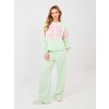 Dámska tepláková súprava Cumi zelená (Farba bledá zelená, Veľkosť univerzálna)