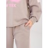 Dámska tepláková súprava Cumi hnedá (Farba tmavá béžová, Veľkosť univerzálna)
