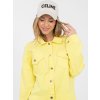 Dámska rifľová bunda Klasa žltiá (Farba žltá, Veľkosť univerzálna)