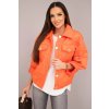 dámska jarná prešívaná bunda Daisy oranžová-štýlová prechodná bunda