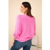 pol pl Sweter damski typu nietoperz z okraglym dekoltem rozowy 38360 2 11zon