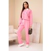 pol pl Komplet damski maselko bluza z kolnierzykiem i proste spodnie jasny rozowy 38253 1 (1) 11zon