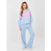 Dámska tepláková súprava Cumi modrá- štýlový dámsky komplet s nápisom