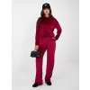 Dámska velúrová tepláková súprava Donia bordová - štýlová a moderná