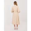 Dámske košeľové šaty Cula béžové (Farba béžová, Veľkosť S/M)